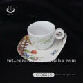 ceramic espresso cup and saucer,coffee cup and saucer